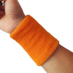 Pulseira De Fio De Algodão Para Voleibol E Ginásio, Suporte De Pulso, Sweat Band, Pulseira De Tênis, Protetor, Toalha, Esporte, 1x - Image 2