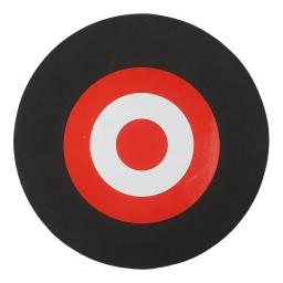 Útil durável de alta qualidade prático tiro com arco alvo esportes alvo 25*25*3cm tiro com arco preto/branco espuma alvo - Image 3