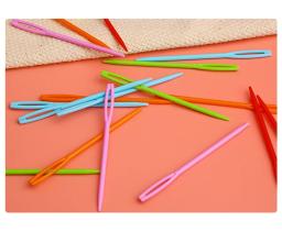 Agulhas De Tricô De Plástico Para Crianças, Agulhas De Tricô, Ganchos De Crochet, Agulha De Fios De Lã, Camisola DIY, Ferramentas De Tecelagem, 7 cm, 9 cm, 15cm, 30 PCs - Image 4