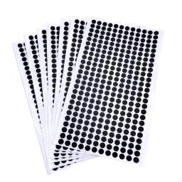 Forma redonda Eva Foam Dot Tape, face única, auto-adesivo, preto, artesanato DIY, escritório, 7mm, 500 Pcs, 1000Pcs - Image 1