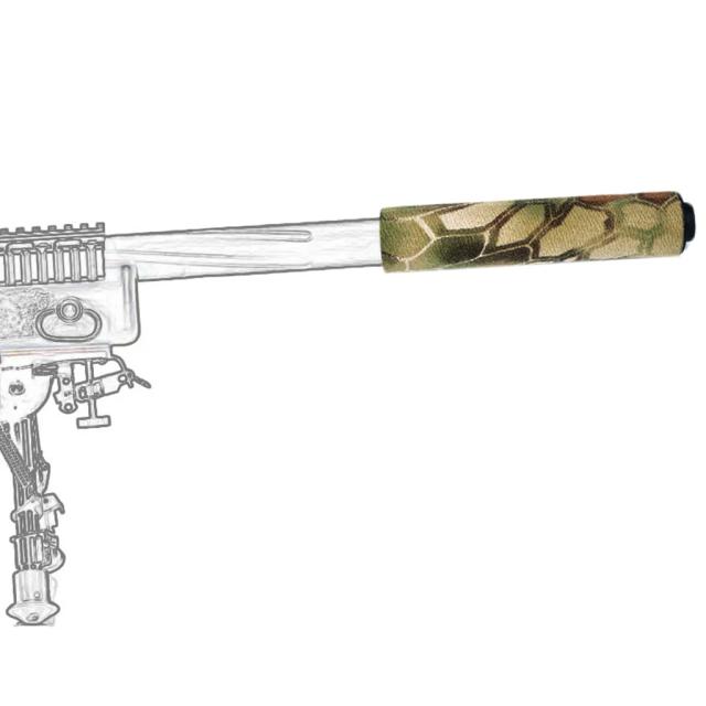 Capa Adesiva para Proteção em Airsoft com Silenciador Tático e Protetor de Defletor para Rifle e Paintball ao Ar Livre