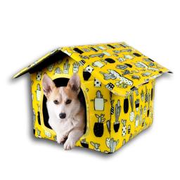 Abrigo impermeável dobrável para animais, casa dobrável para cães e gatos ao ar livre, Villa Tent para Pet - Image 4
