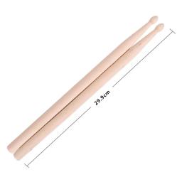 Tambores de madeira de bordo infantil, baquetas antiderrapantes, brinquedo musical para crianças, bateria eletrônica Jazz 5A, acessórios de percussão, 1 par - Image 4