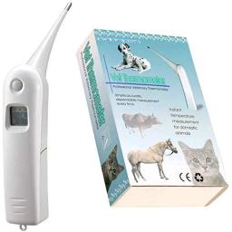 Termômetro para animais de estimação cão termômetro rápido digital termômetro veterinário para cães gatos cavalo gado porcos aves ovelhas acessórios para animais de estimação - Image 1