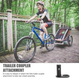 Acessórios para reboque de bicicleta, adaptador de engate de aço, acoplador angular para cotovelo de reboque, engate de montagem da roda traseira - Image 1