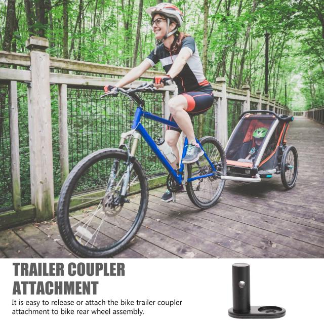 Engate de Aço para Reboque de Bicicleta Adaptador Angular para Roda Traseira