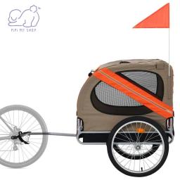 Conveniente Pet Travel Acessórios, Trailer bicicleta dobrável para cães e gatos, Ciclismo ao ar livre Trailer - Image 4