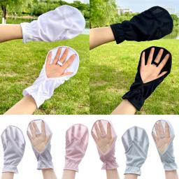 Luvas De Proteção UV Verão, Equitação Fina, Condução, Manga Do Braço, Luvas Sem Dedos, Luvas De Proteção Solar, Luva De Ciclismo Respirável - Image 1