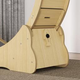 Silent Roller Treadmill para Pet, madeira maciça, Cat Climbing Frame, High Fiberboard, Esportes - Image 2