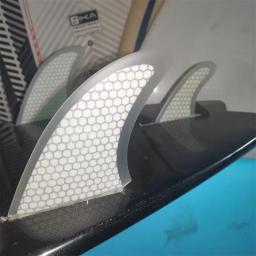 BiLong-Flares Surf Fins Set, barbatanas prancha, Surf Fins, Tri-Flares, AMT, Side Twin + Estabilizador, Fibra de vidro Desempenho, Desempenho - Image 5