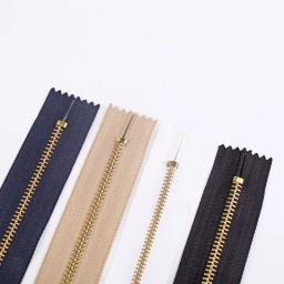 Metal Zipper para Costura, Zip para DIY, Acessórios de Vestuário, Jeans Zippers, Ferramentas para Costura Vestuário, 8-25cm, 10PCs - Image 3