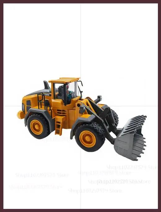 Conjunto de Veículos de Construção RC Multifuncional - Escavadeira, Caminhão Basculante, Bulldozer