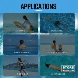 Maiô de peça única para mulheres, traje, roupa de caiaque, surf com snorkel, treino, camada base apertada, roupa de mergulho - Image 5