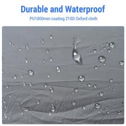 Waterproof Camping Cabinet Tent, Armazenamento ao ar livre Tent, Compacto e Portátil, 9 Prateleiras - Image 6