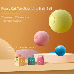 Smart Touch Pássaro e Sapo Bolas De Som De Críquete para Gatos, Brinquedos De Mastigação, Bola interativa, Brinquedo De Jogo, Catnip, Suprimentos De Treinamento - Image 2