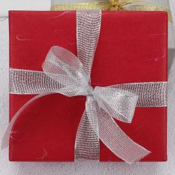 Fita metálica de glitter dourada e prateada, fita para o casamento, presente, decoração, artesanato, diy - Image 2