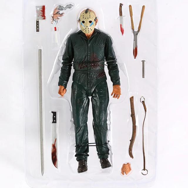 Coleção NECA de Estatuetas de Personagens Icônicos do Cinema de Terror - Brinquedos em Modelo de Ação