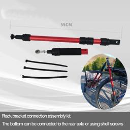Dobrável Chuck bicicleta reboque conector, traseira montada Grocery Rack, Modificação Acessório, MTB - Image 2