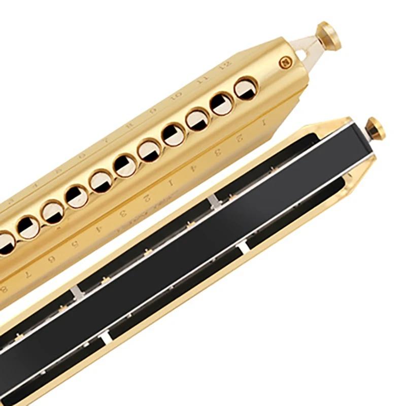 Qi mei gaita cromática 16 buraco 64 tom boca órgão instrumentos chave de c instrumentos musicais profissionais - Image 1