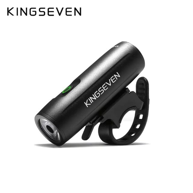 Farol LED Frontal Recarregável para Bicicleta KINGSEVEN - 400lm e 2000mAh de Potência