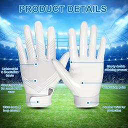 Luvas de treinamento esportivo de futebol alça ajustável design dedo cheio luvas de ciclismo ao ar livre jogo de treinamento pronto luvas de proteção - Image 4