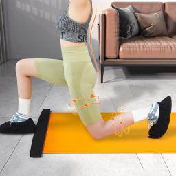 140/180/200cm esteira de deslizamento yoga esportes fitness glide placa patinação formação glide esteira para hóquei no gelo roller patinação perna exercício - Image 2