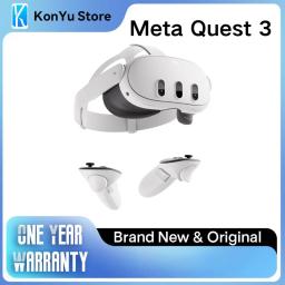 Meta Quest 3 512GB Oculus Headset VR Sem Fio com Resolução 30% Mais Nítida, 2X Potência Gráfica, Teste de 3 Meses Meta Horizon+ com Mais de 40 Jogos - Image 1