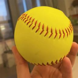 Baseball Softball Equipment, Oficial Tamanho Peso Unrelated, PVC Training, 12 "Sports Practice Softball, 9,7 cm de diâmetro, 1Pc - Image 2