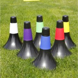 Cones de Treinamento Esportivo Obstáculo Colorido, Marcadores de Agilidade, Patinação Futebol, Basquete, Balde 23cm - Image 3