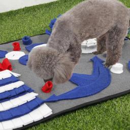 Tapete de alimentação não tecido, Cobertor de treinamento seguro para cães e gatos, Almofada para cheirar, Lamber esteira, Pet Toy - Image 1