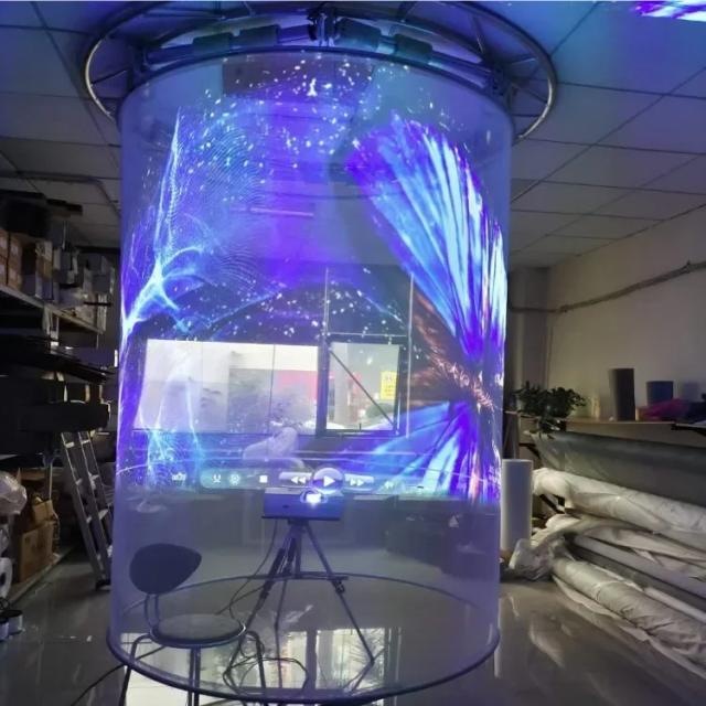 Tela de Projeção Holográfica 3D: Cortina Ideal para Casamentos e Exibições de Circo