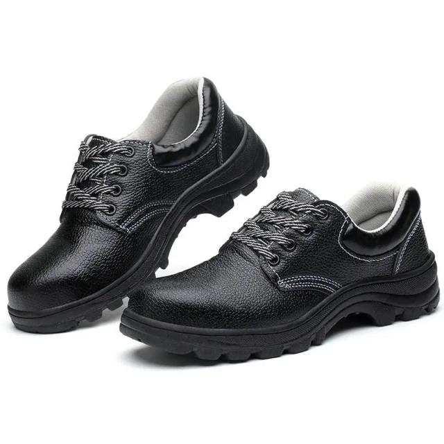 Botas de Trabalho Masculinas Impermeáveis com Proteção Antipiercing e Antiesmagamento para Canteiro de Obras