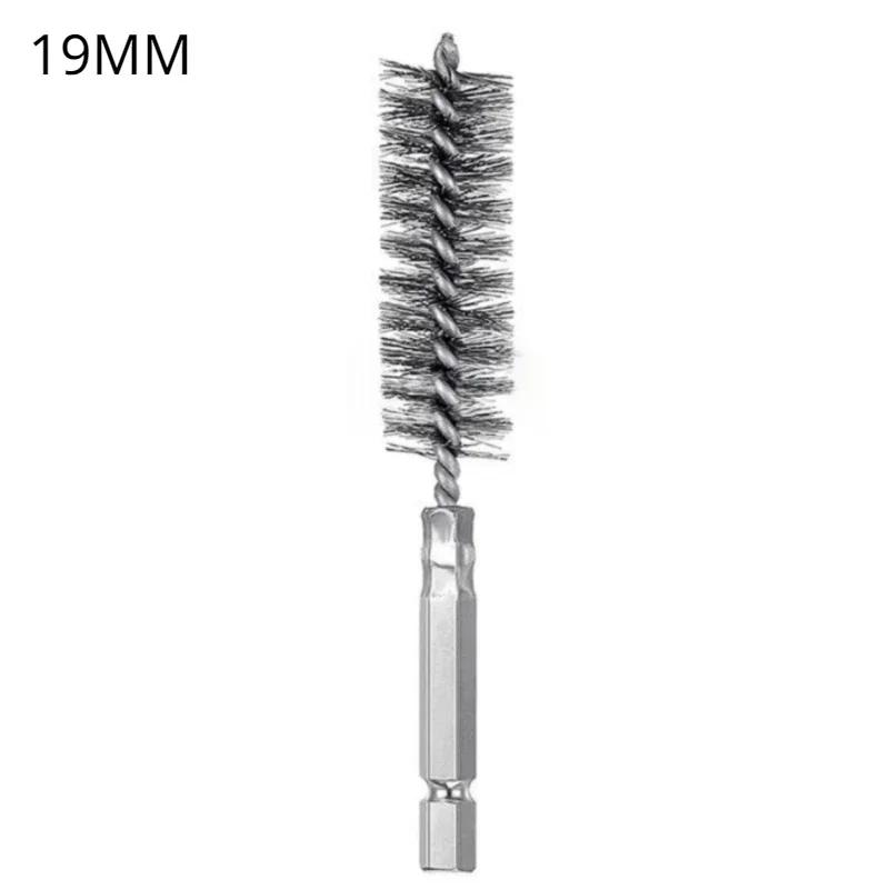 Escova de limpeza, limpador de ferrugem, lavagem, polimento, fabricação automotiva, indústria de processamento, 8-19mm, novo - Image 1