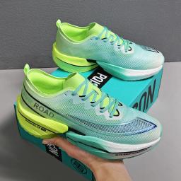 Tênis esportivos para homens e mulheres, tênis de corrida, calçados casuais, Real Carbon Plate Friction, som, casal, realmente explosivo - Image 5