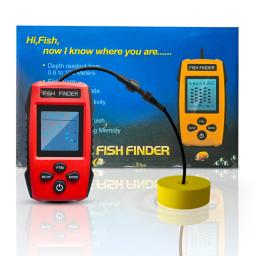 Fish Finder com display LCD, Fish Finder, Sensor Transdutor, Cobertura Sonar, Cor, Impermeável, IPX4, 45 Graus, Novo, 2022 - Image 1