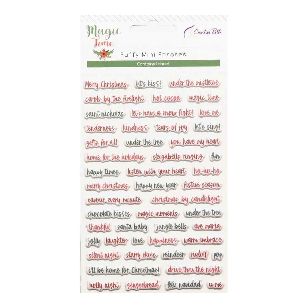 Criativo caminho inchado motivo palavras adesivos auto adesivo enfeites diy artesanato para scrapbooking cartão fazendo a decoração do diário - Image 1