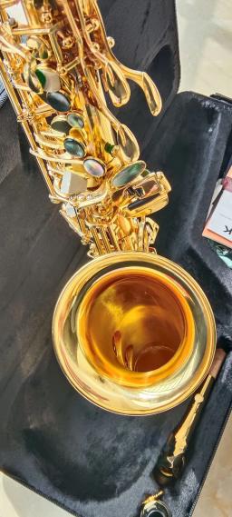 R54 Saxofone Alto com Bocal e Case, dourado, instrumento de alta qualidade, modelo, novo - Image 2