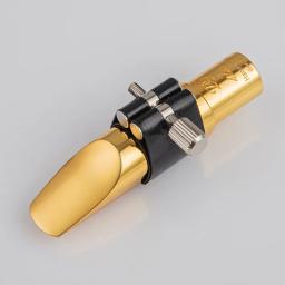 Profissional saxofone metal bocal, banhado a ouro peças, tenor, soprano, Alto, Estados Unidos, DG, acessórios, tamanho, alta qualidade - Image 2