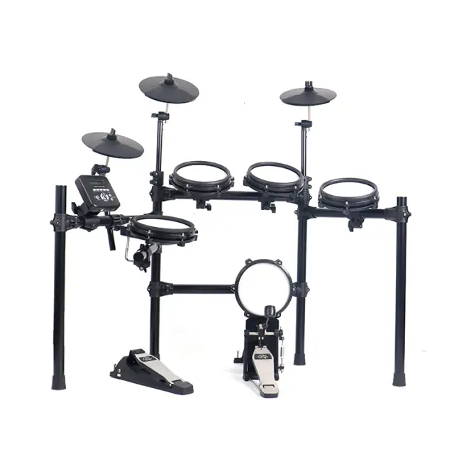 Bateria Eletrônica Profissional 2023 com Qualidade Superior - Peças de Música Inclusas, Dimensões 82x71.5x33cm, Venda Quente