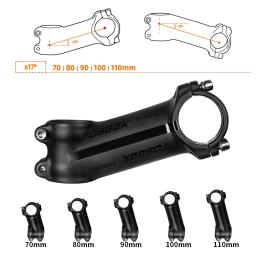 Haste de guiador de bicicleta de alumínio ultraleve TOSEEK 6 °   7 °   17 °   25 °   Haste Mtb de grau 35mm-120mm Potência Mtb 31,8mm Haste de bicicleta de montanha - Image 5