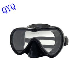 Qyq profissional máscara de mergulho snorkeling terno adulto saia de silicone anti-nevoeiro óculos de natação equipamentos de piscina - Image 1