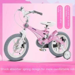Bicicleta dobrável de liga de magnésio WolFAce para crianças, freio a disco duplo, bebê menino e menina, 3 a 12 anos, 2024 - Image 3