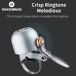 ROCKBROS Aço Inoxidável Retro Voiceless Bells para Guiador De Bicicleta, Anel De Segurança De Bicicleta, Ciclismo Acessórios De Aviso, MTB Guiador - Image 1