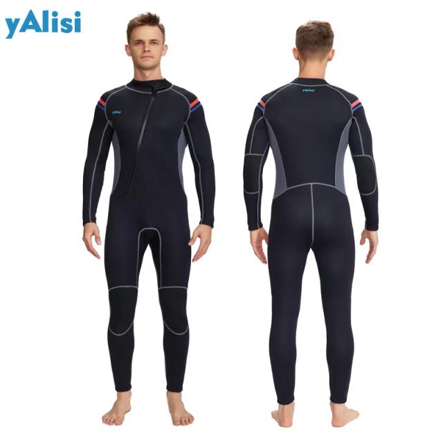 Fato de Neoprene Masculino 3mm para Mergulho, Snorkel, Natação e Surf