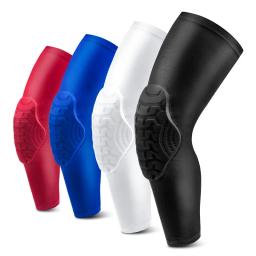 Joelho Longo para Mulheres, Voleibol, Basquete, Manga Perna, Joelheiras de Compressão, Engrenagem Protetora, Futebol, Ginásio, 1 Pc - Image 1