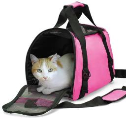 Cat Carrier Soft-Sided Pet Travel Carrier para gatos, cães Puppy Comfort Portable Folding Pet Carrier - Image 2