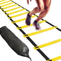 Equipamento De Escada De Agilidade Correias De Nylon Para Treinamento De Velocidade E Esportes, Treinamento De Futebol De Flexibilidade, Escada De Energia - Image 2