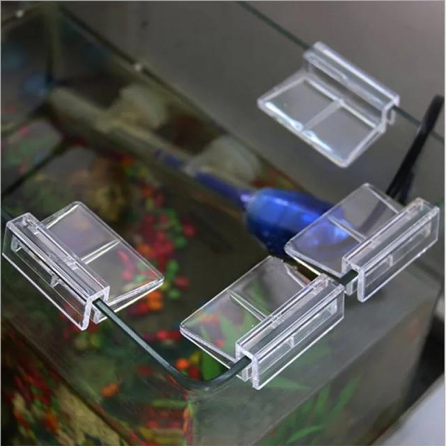 Suporte Acrílico para Aquário com Filtro e Lâmpada, Acessórios para Tanques de Peixes 6 a 12 mm