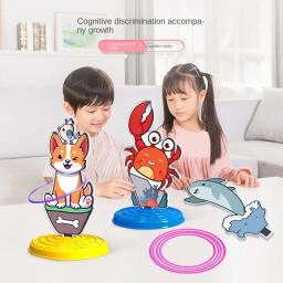 Animal de aro infantil jogando jogo brinquedos, 1 conjunto - Image 5