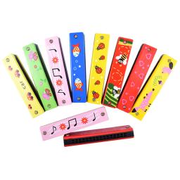 Harmonica De Madeira Para Crianças, Instrumentos De Fazer Ruído, Padrão De Desenhos Animados, Instrumentos Adoráveis, Favores De Festa De Aniversário, Presente Do Dia Das Crianças, TMZ - Image 5